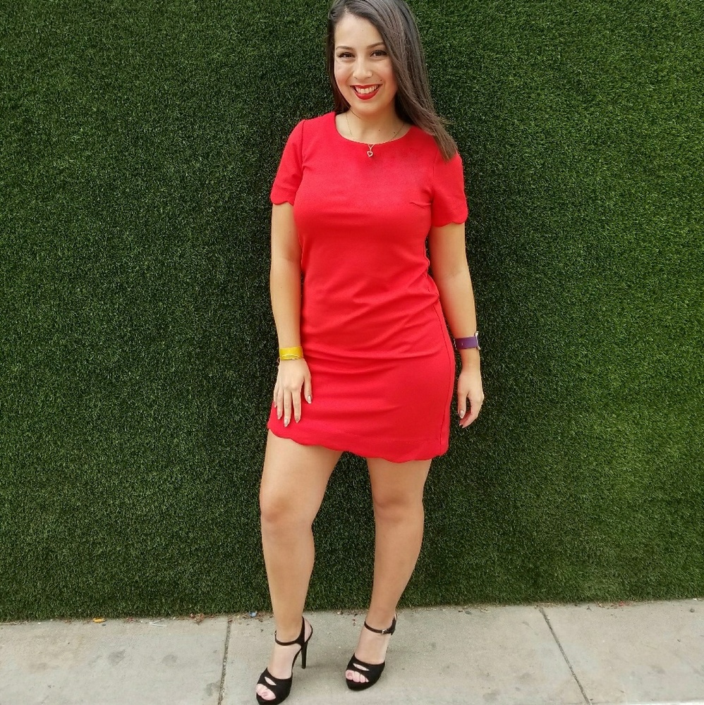 Red dress